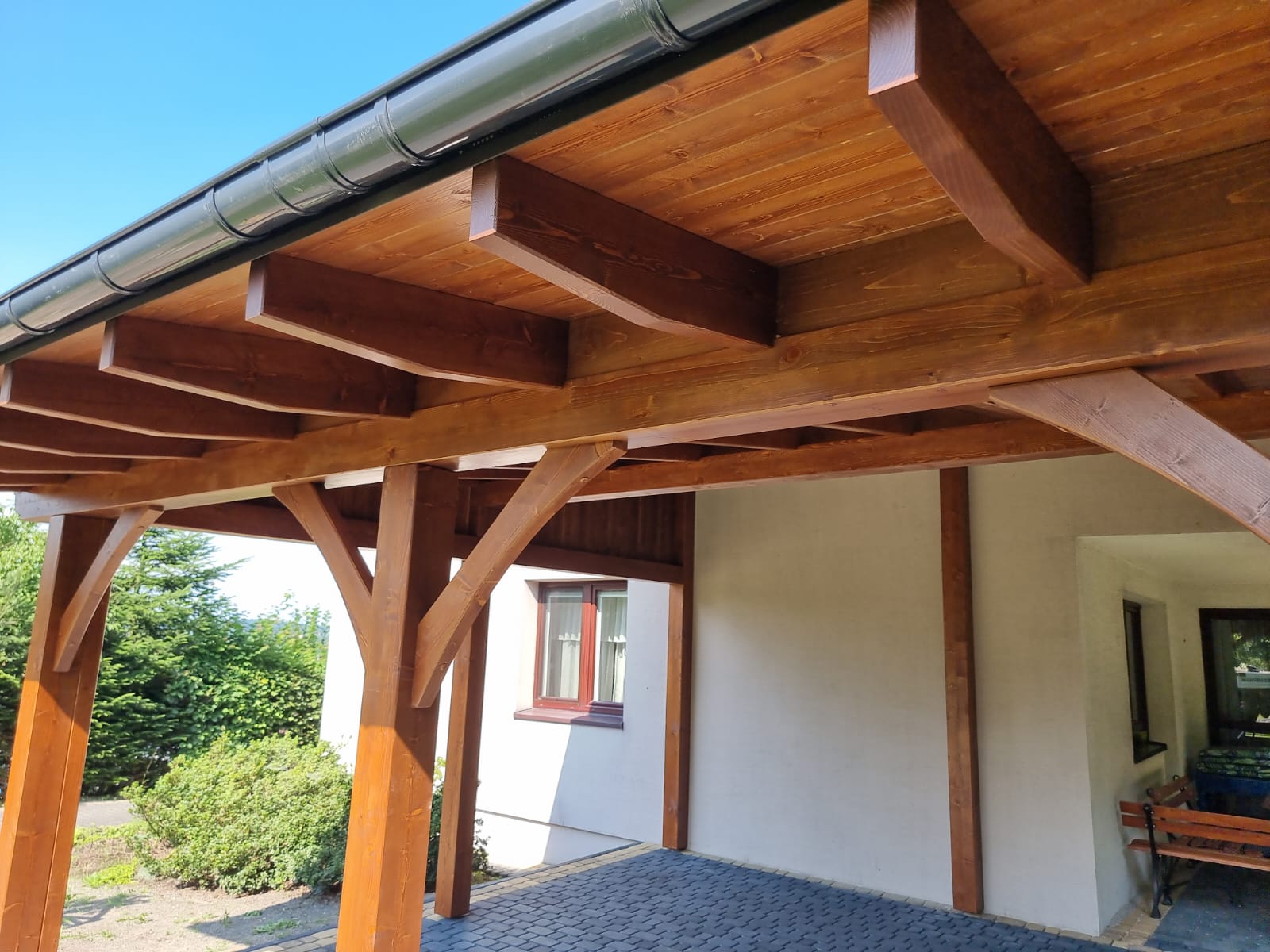 Wandüberdachung 5×5 m – Poręba – Bild 2