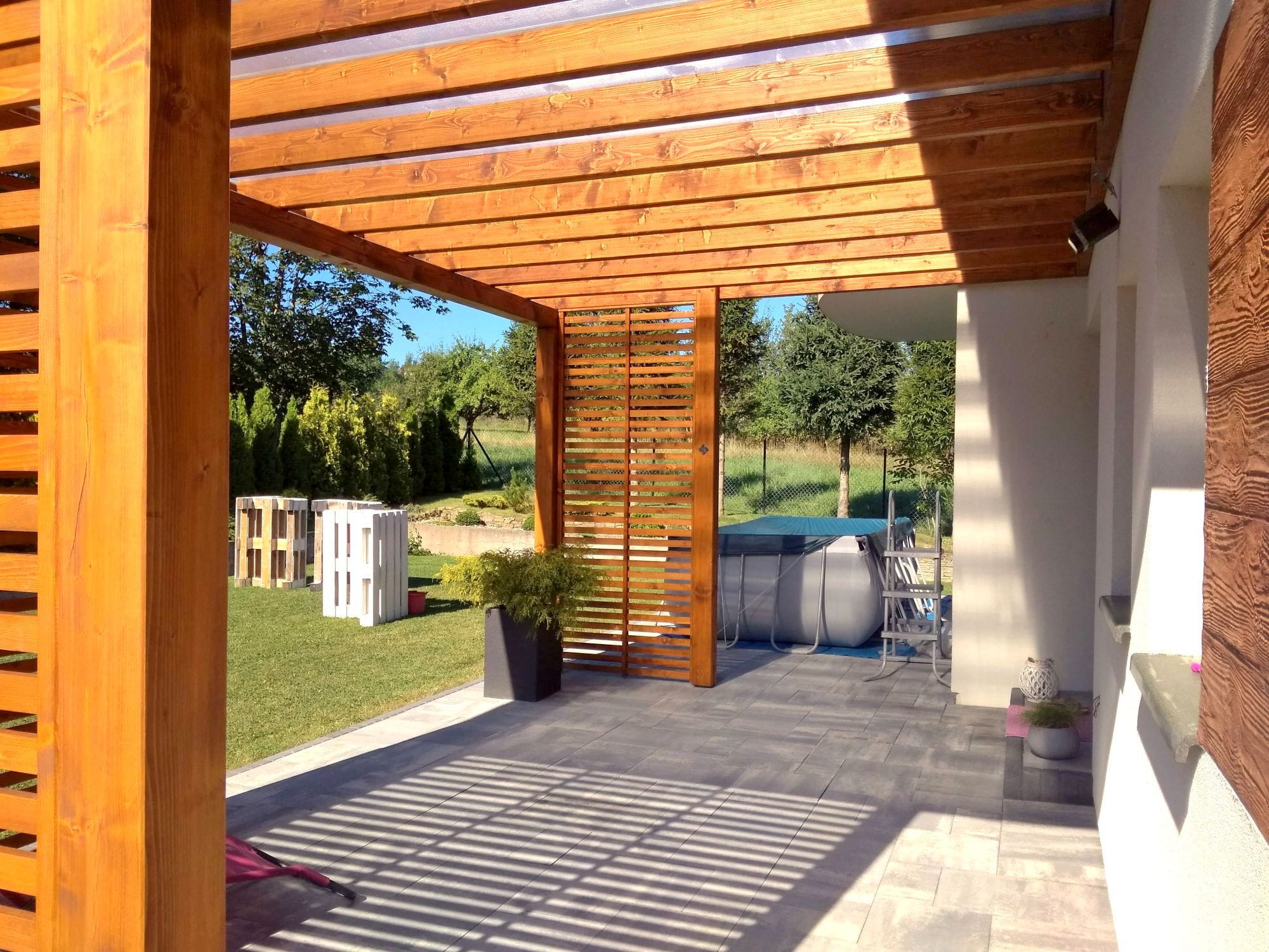 Wandüberdachung 5×5 m – Poręba – Bild 4